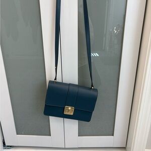 Kate SpadeClassic Women's Leather Crossbody Bag in Deep Teal